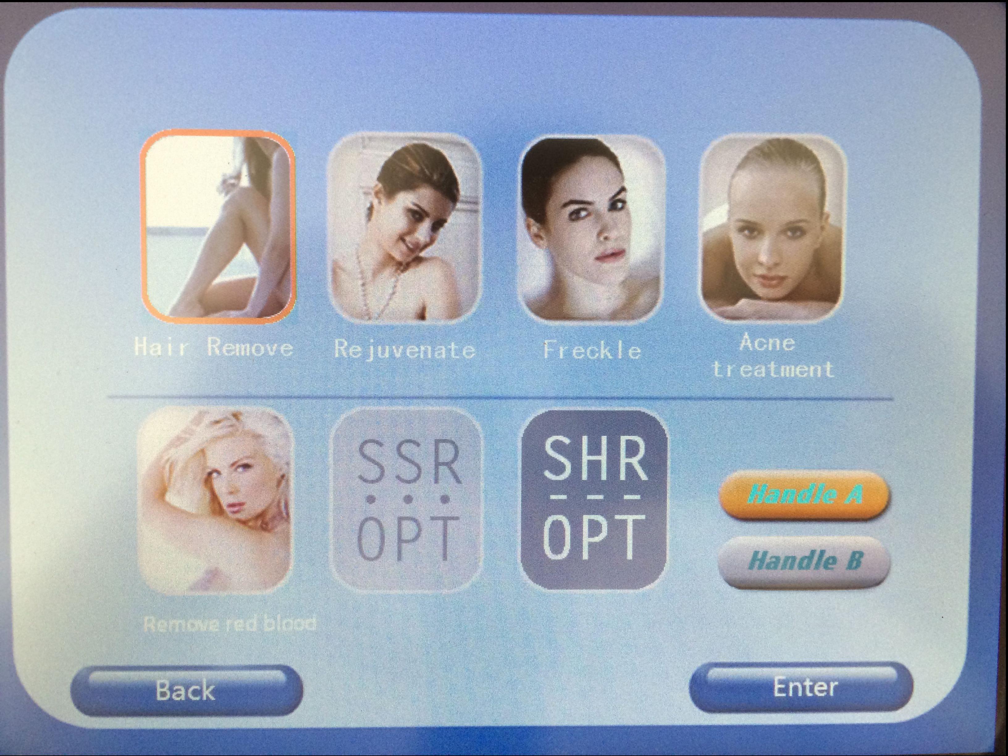 2000W E - La depilazione leggera di rf IPL lavora il portatile a macchina per il salone femminile