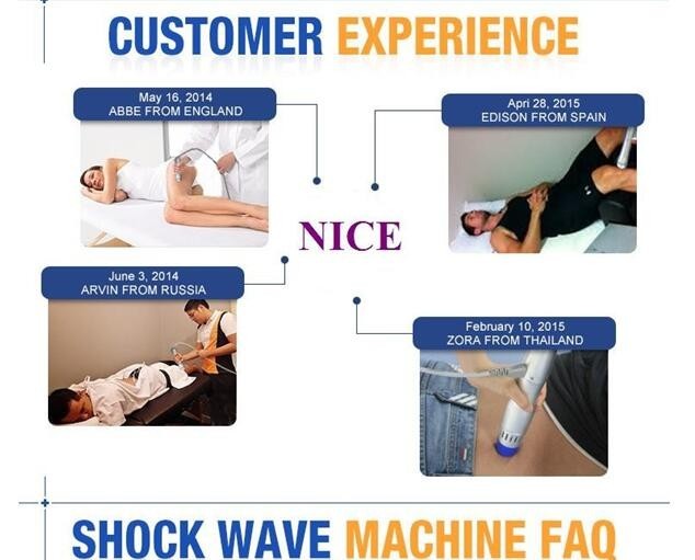 Attrezzatura di terapia di Shockwave di alto potere, macchina acustica di terapia di Shockwave