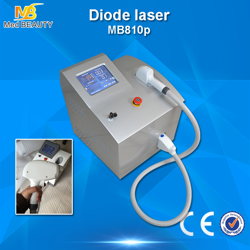 macchina MB810- P di aggiornamento di depilazione del laser a diodi di uso 808nm del salone 720W