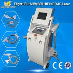 Porcellana Elight manufacturer ipl rf laser hair removal machine/3 in 1 ipl rf nd yag laser hair removal machine fornitore